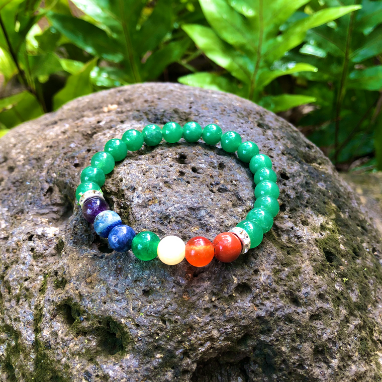 Aventurine Chakra Gemstone Bracelet