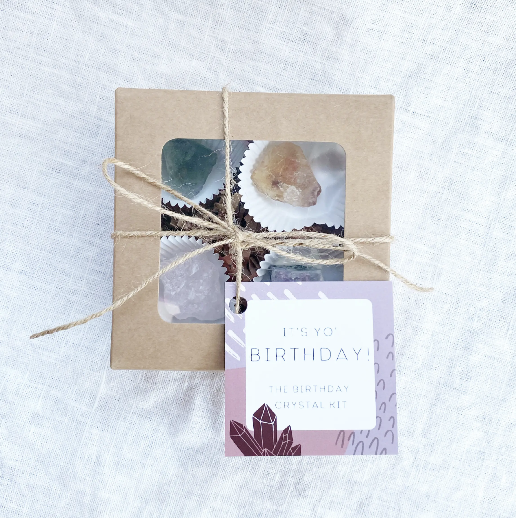 "Birthday" Crystal Set