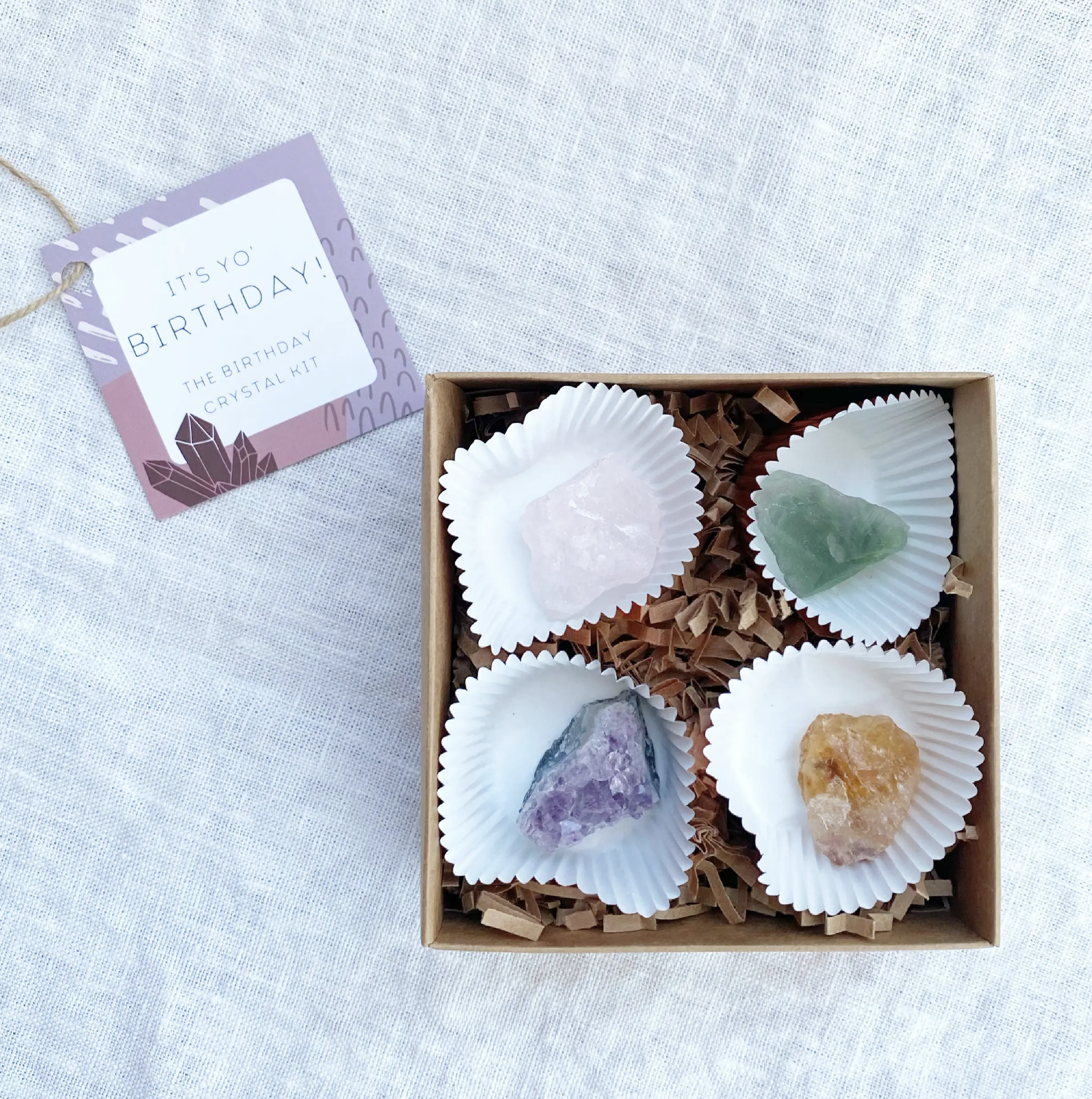 "Birthday" Crystal Set
