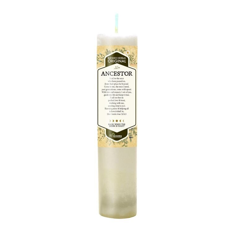 Blessed Herbal Candle Ancestor