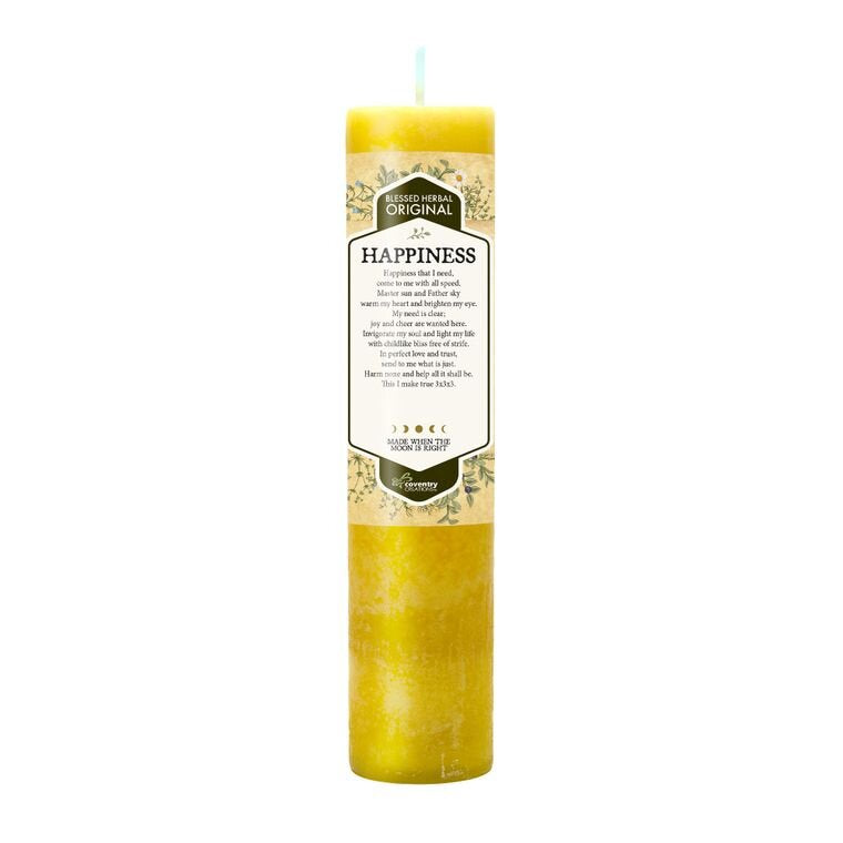 Blessed Herbal Candle Happiness