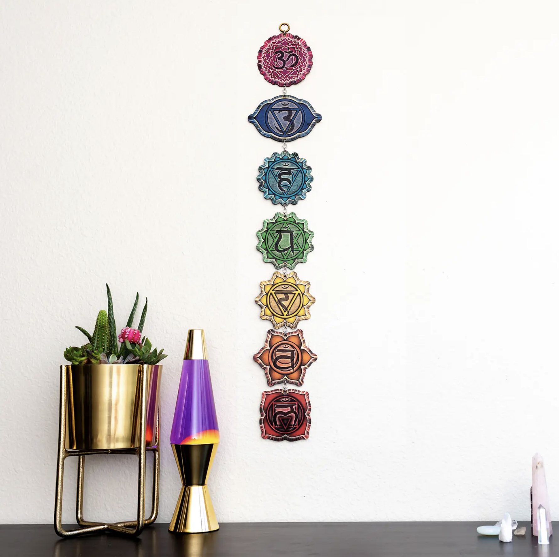 Chakra Full Color Linked Wall Art (Large)