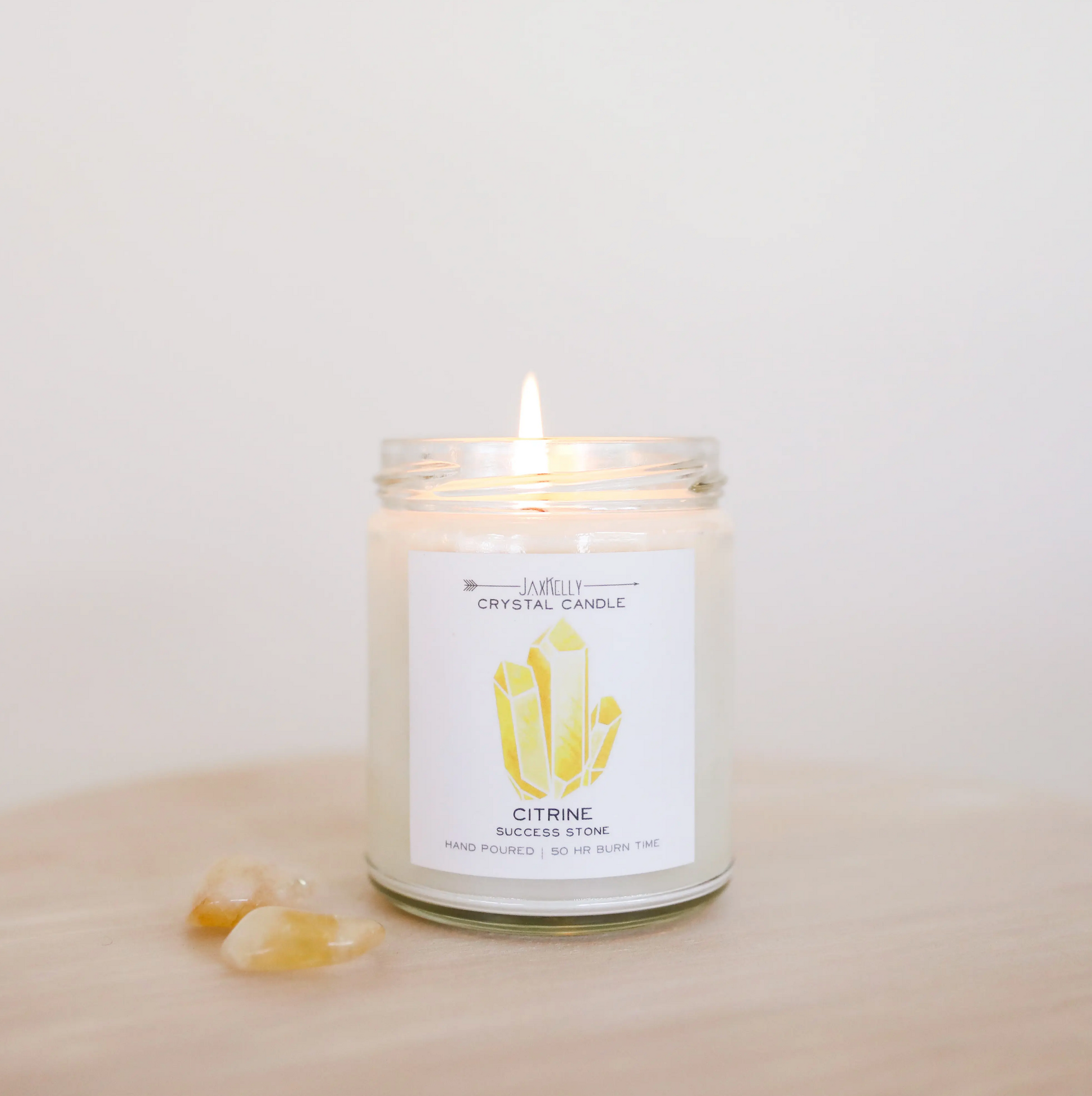 Crystal Candle - Citrine