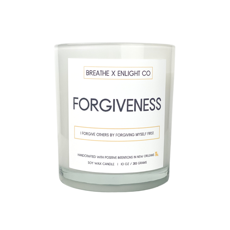 Forgiveness Affirmation Soy Candle - Raspberry Rose