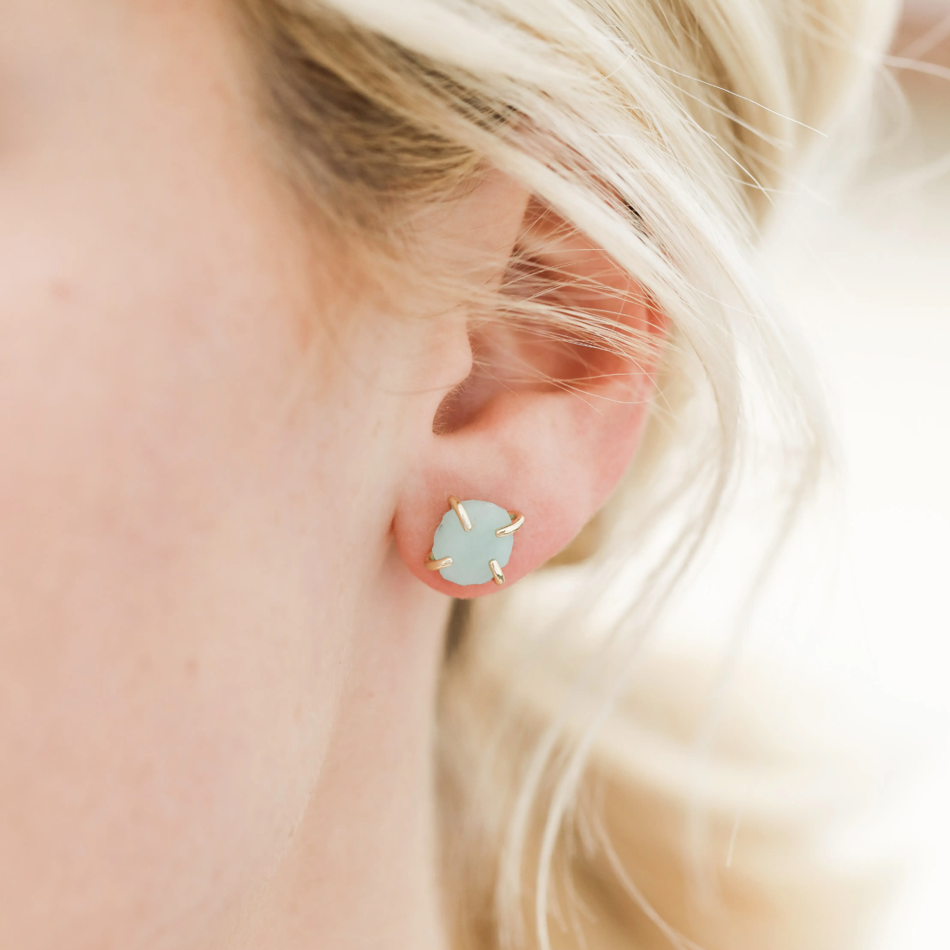 Amazonite Earring