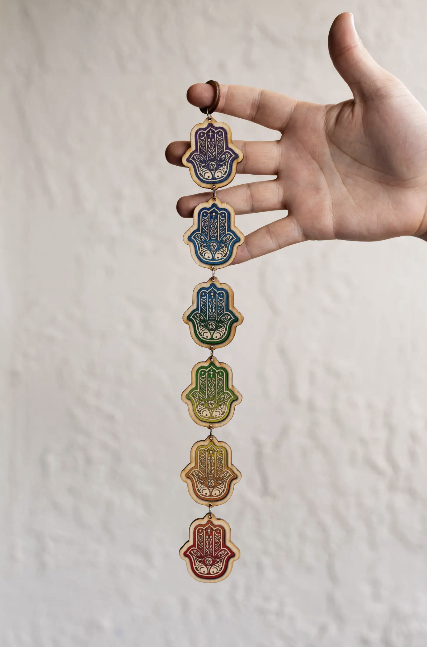Hamsa Full Color Linked Wall Art (Small)