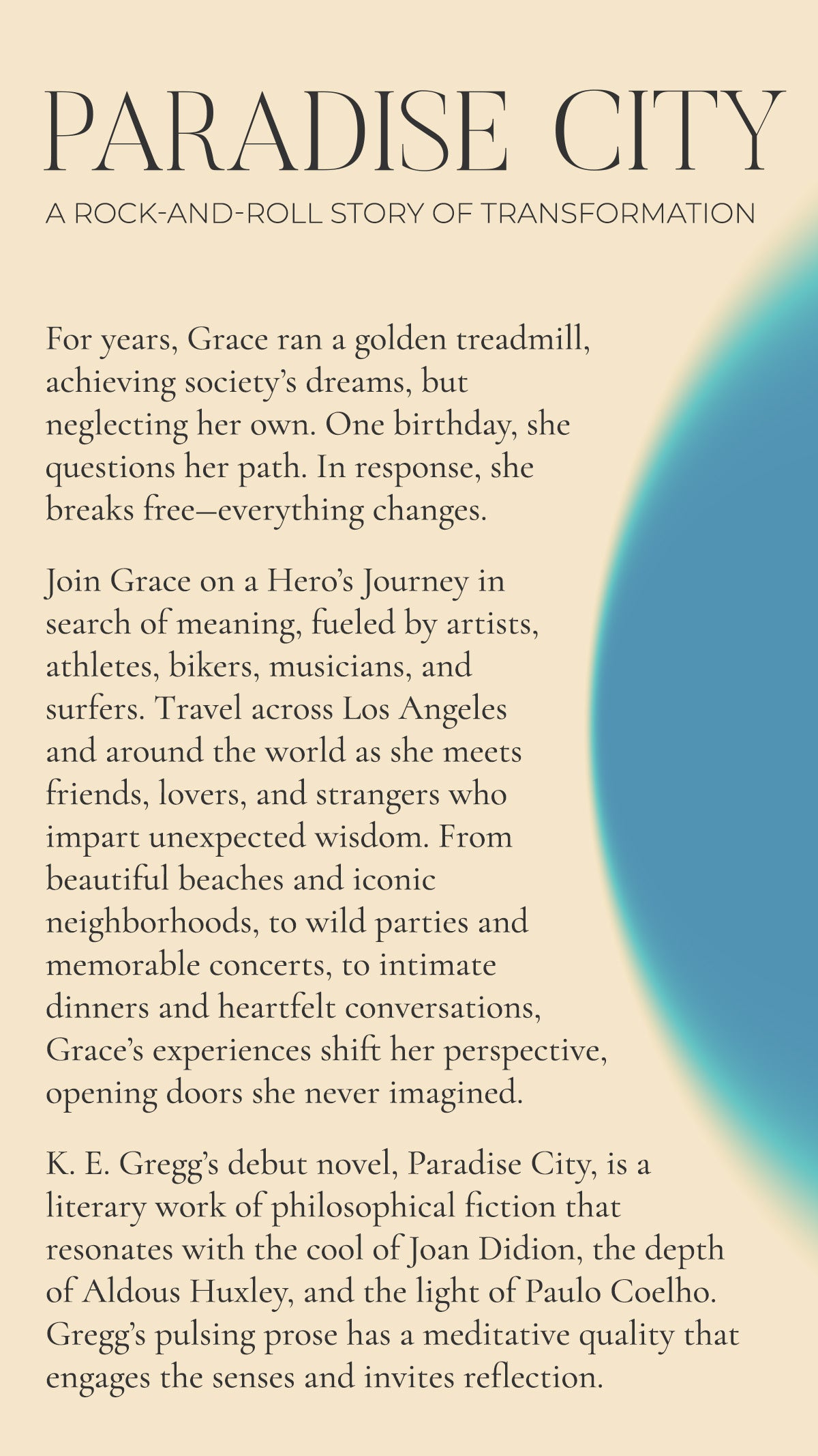 Paradise City · A Novel by K. E. Gregg