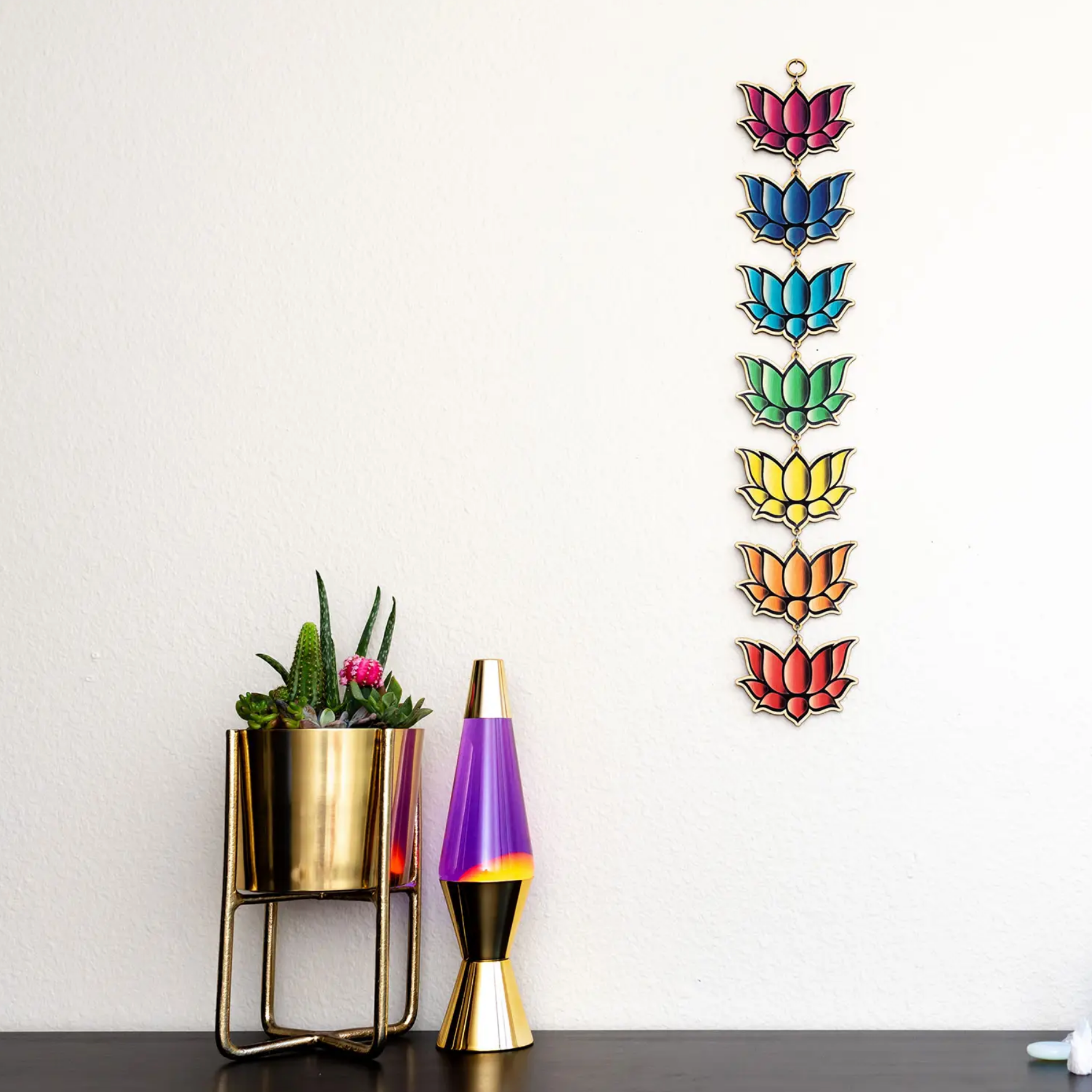 Lotus Full Color Linked Wall Art (Large)