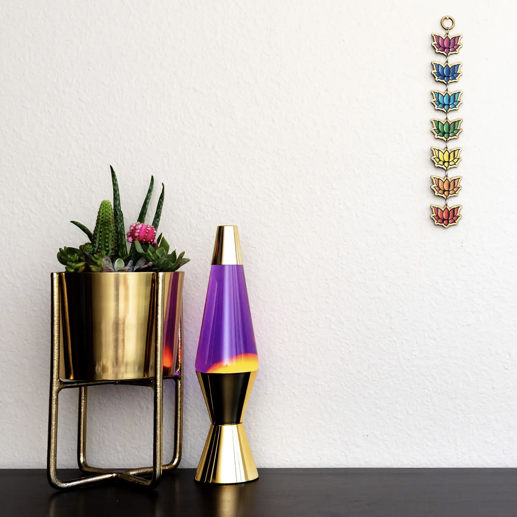 Lotus Full Color Linked Wall Art (Small)