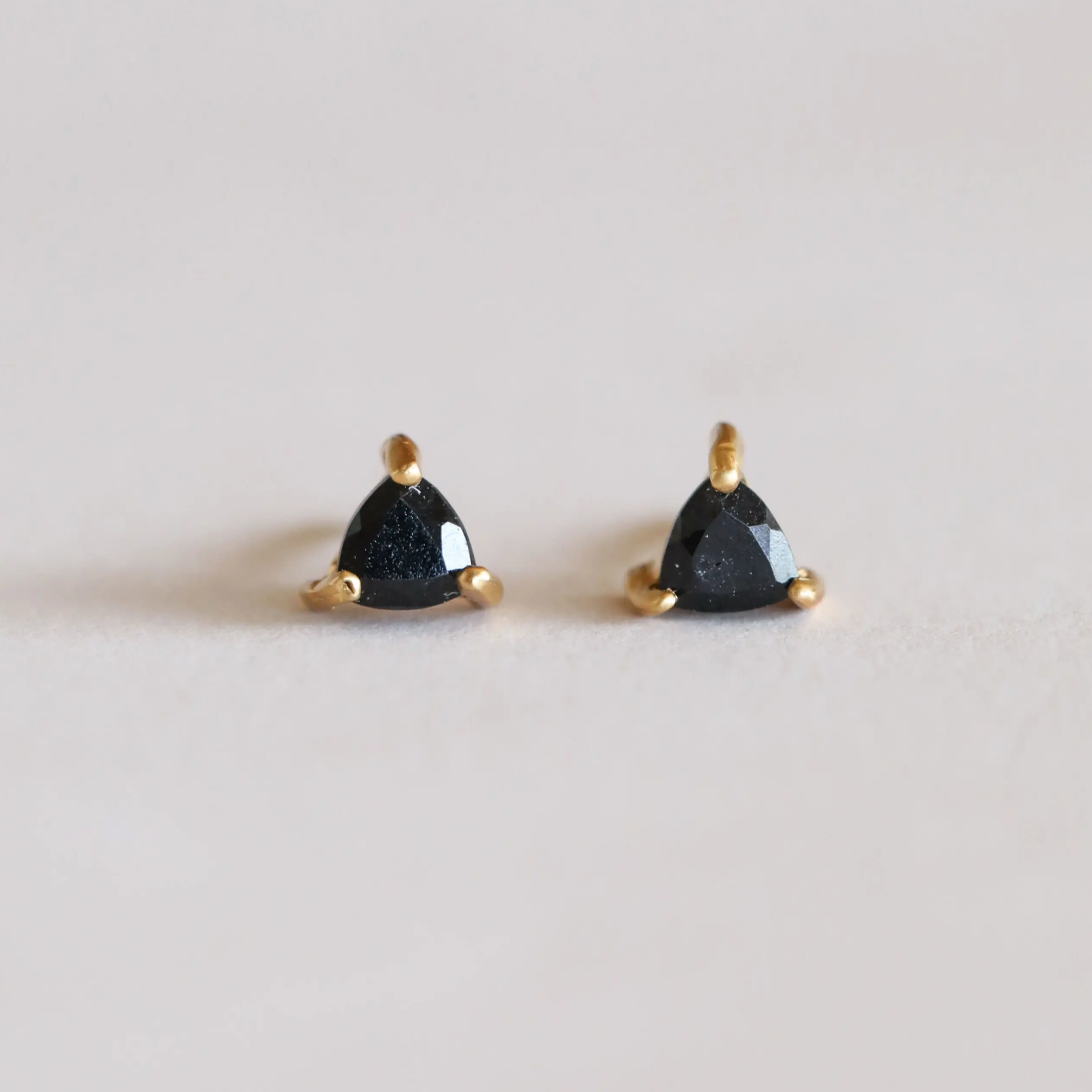 Mini Energy Earrings - Black Tourmaline