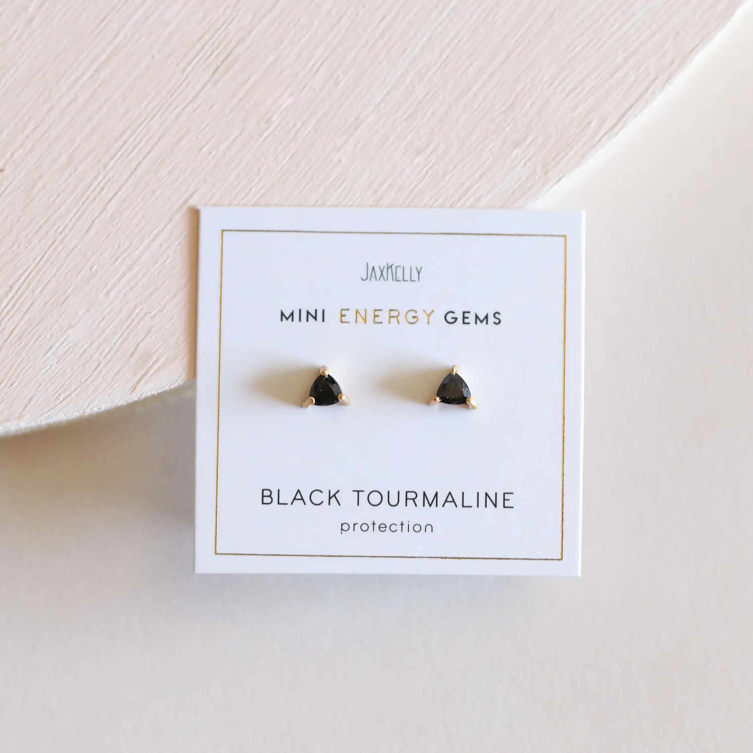 Mini Energy Earrings - Black Tourmaline