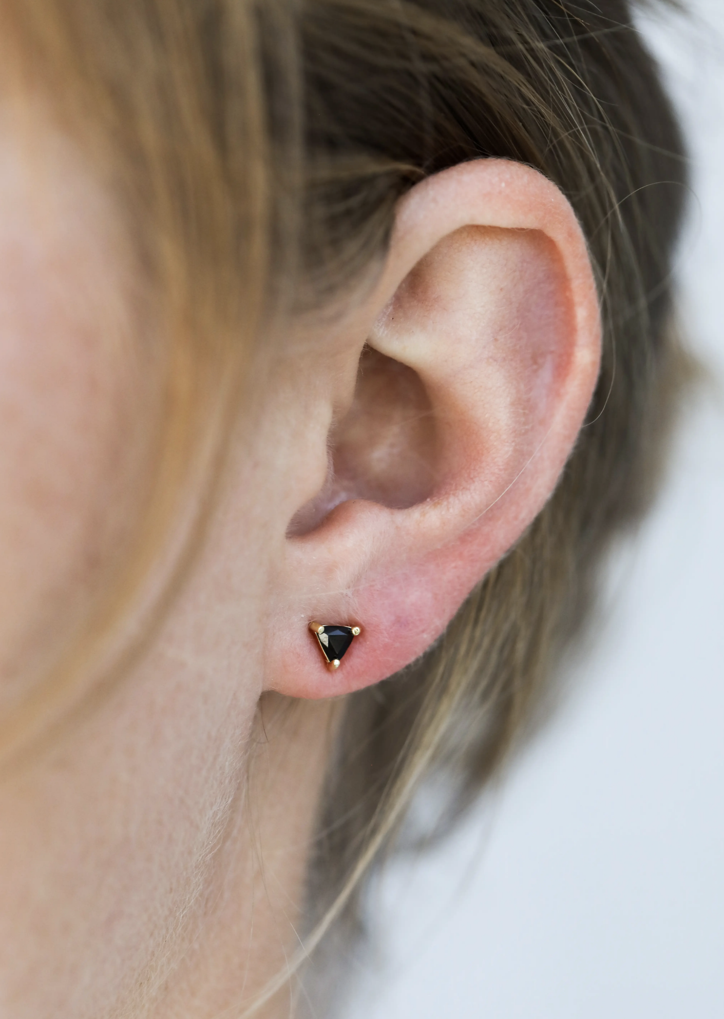 Mini Energy Earrings - Black Tourmaline