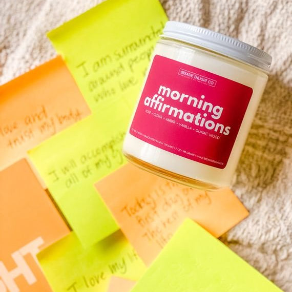 Morning Affirmations - Sandalwood Rose Soy Candle