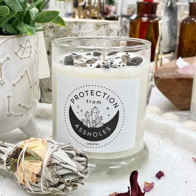 "Protection From A$$holes" Candle