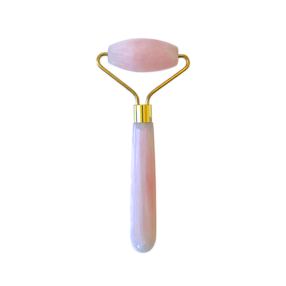 Rose Crystal Quartz Roller