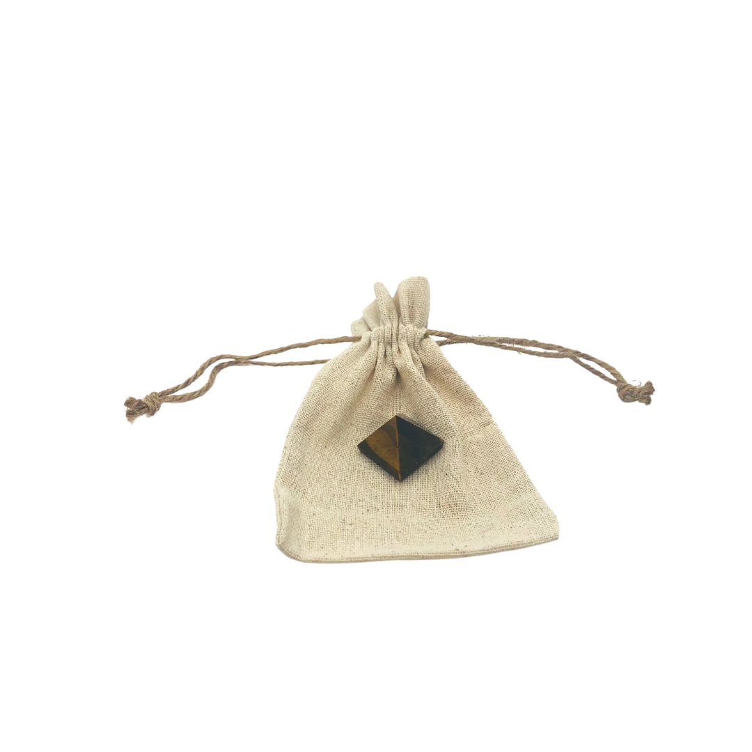 Tigers Eye Pyramids