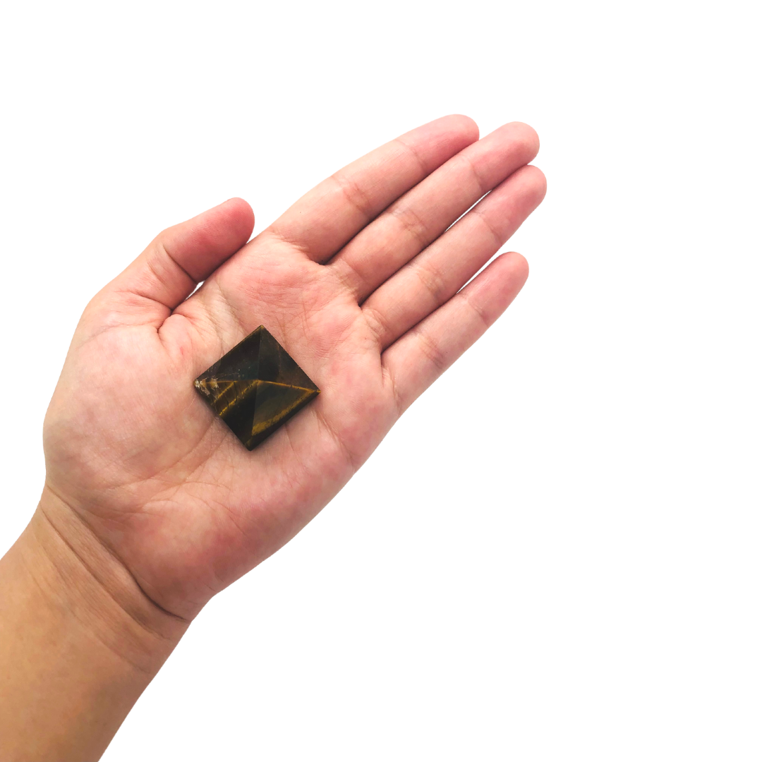 Tigers Eye Pyramids