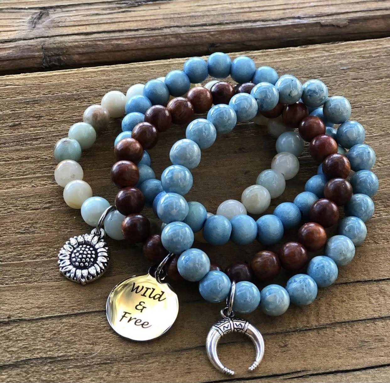 "Wild & Free" Bracelet (stack set)