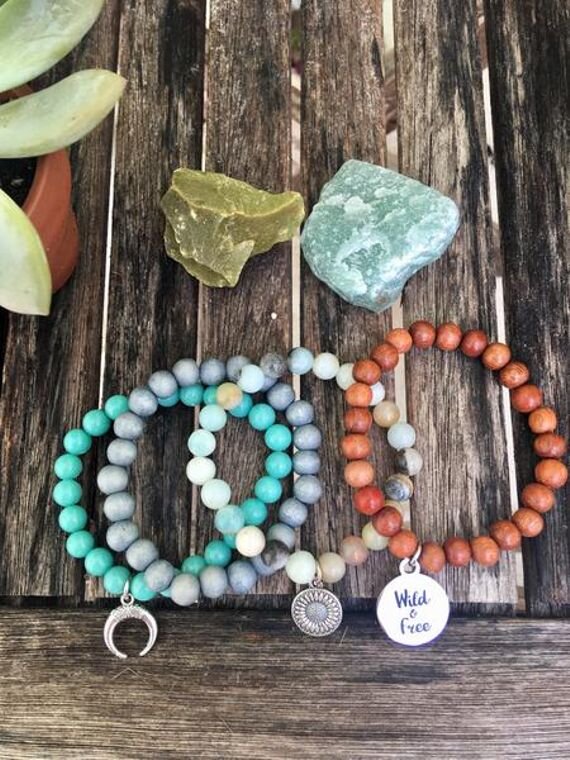 "Wild & Free" Bracelet (stack set)