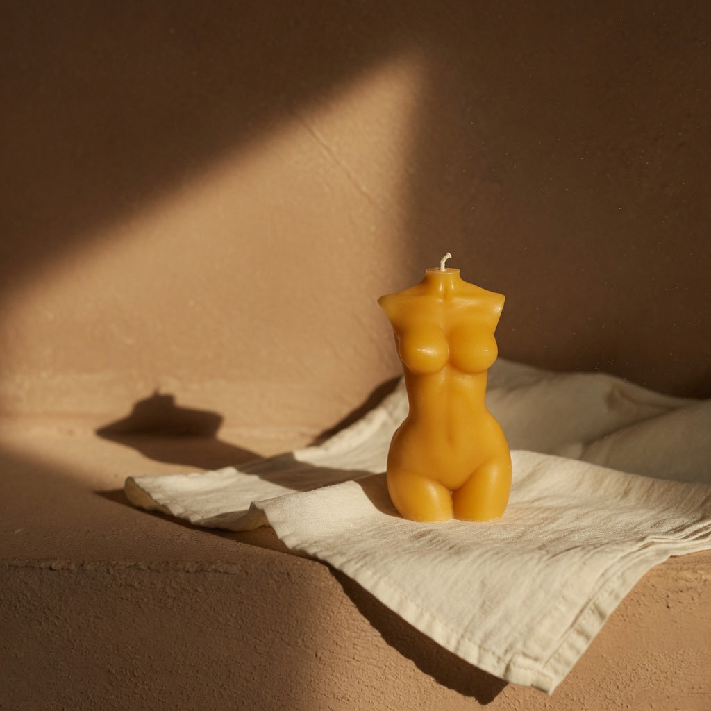 Aphrodite Beeswax Candle