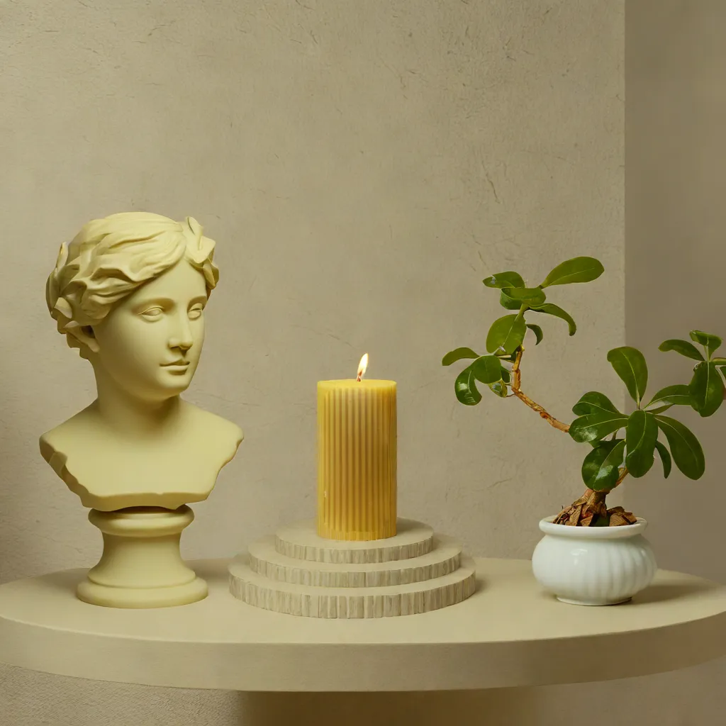 Roman Pillar Candle