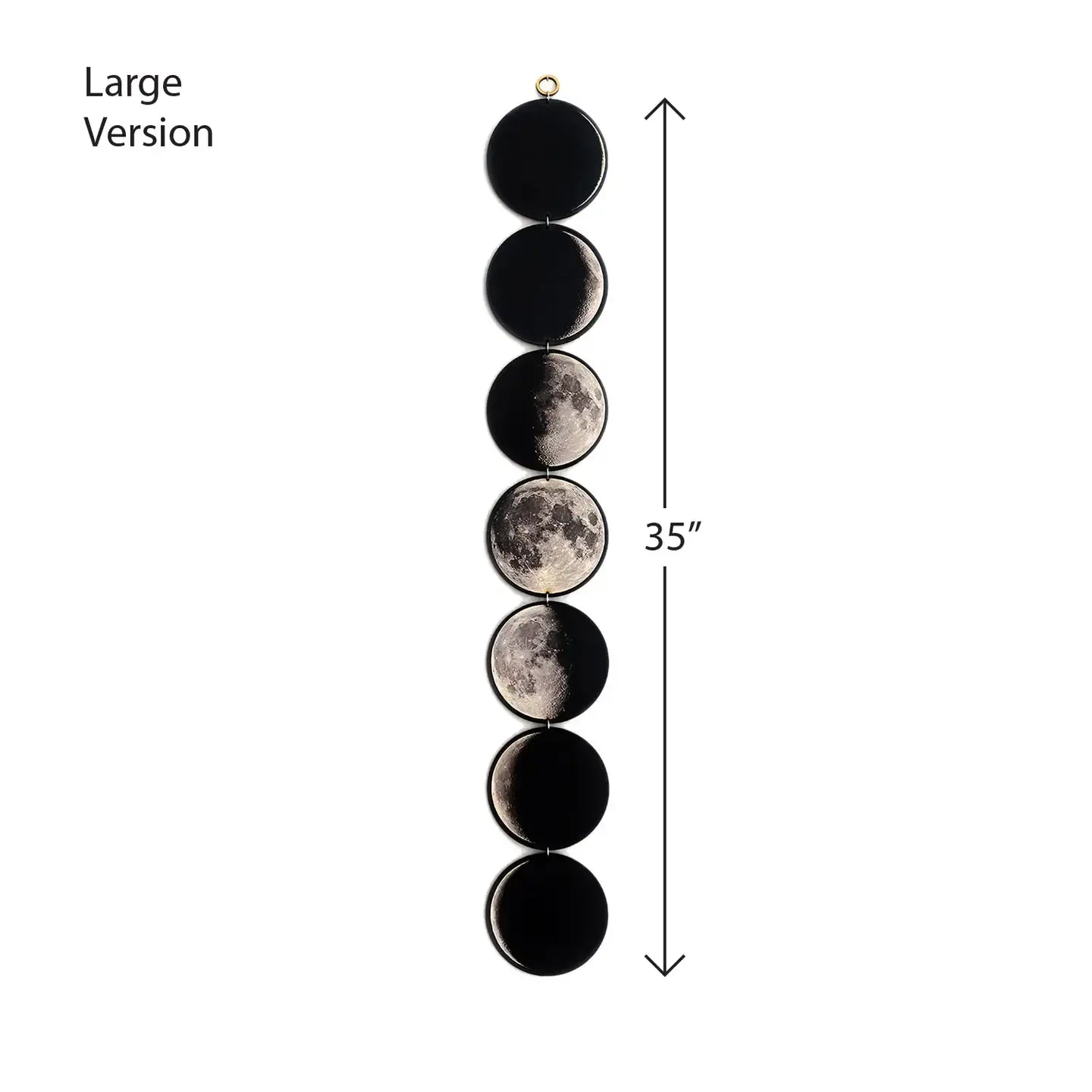 Moon Phases Linked Wall Art (Large)