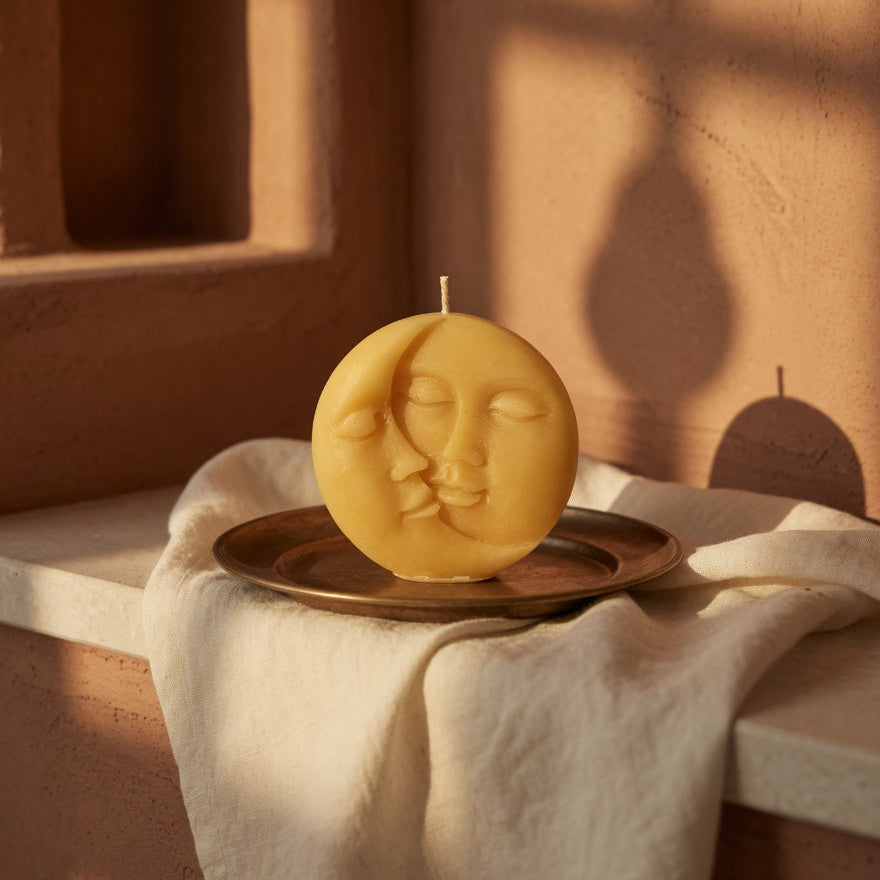 Moon Phase Mini Candle