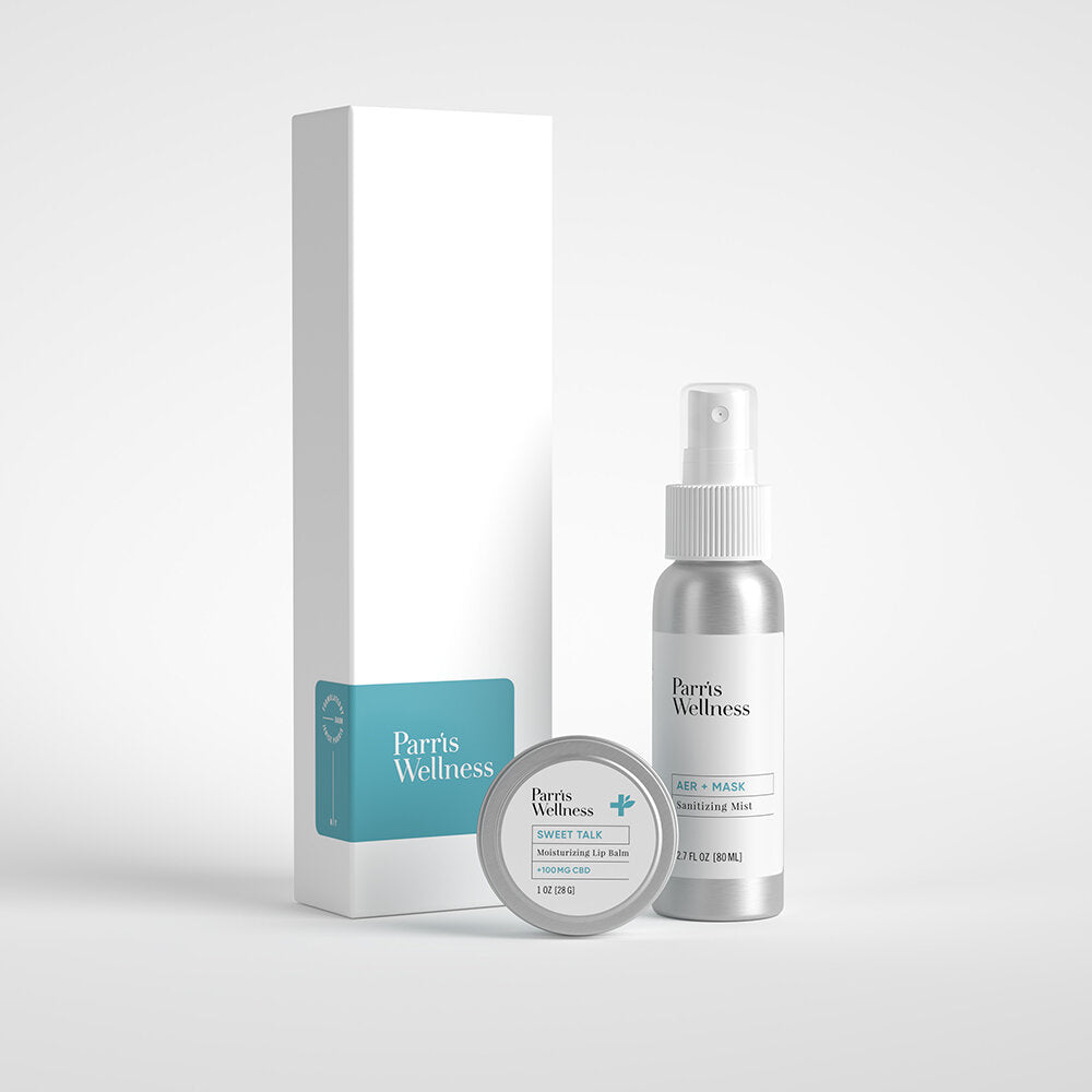 Aer + Mask and Sweet Talk Moisturizing Lip Balm Set